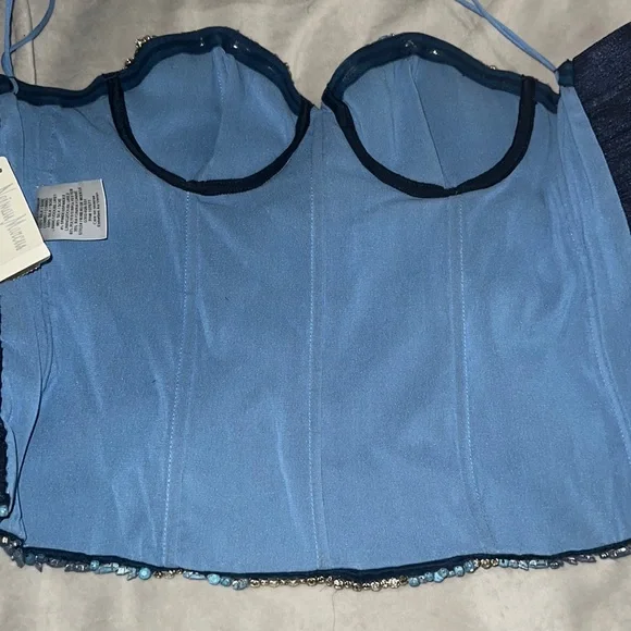 Alice and Olivia fully beaded corset size 0 brand new - Picture 5 of 5